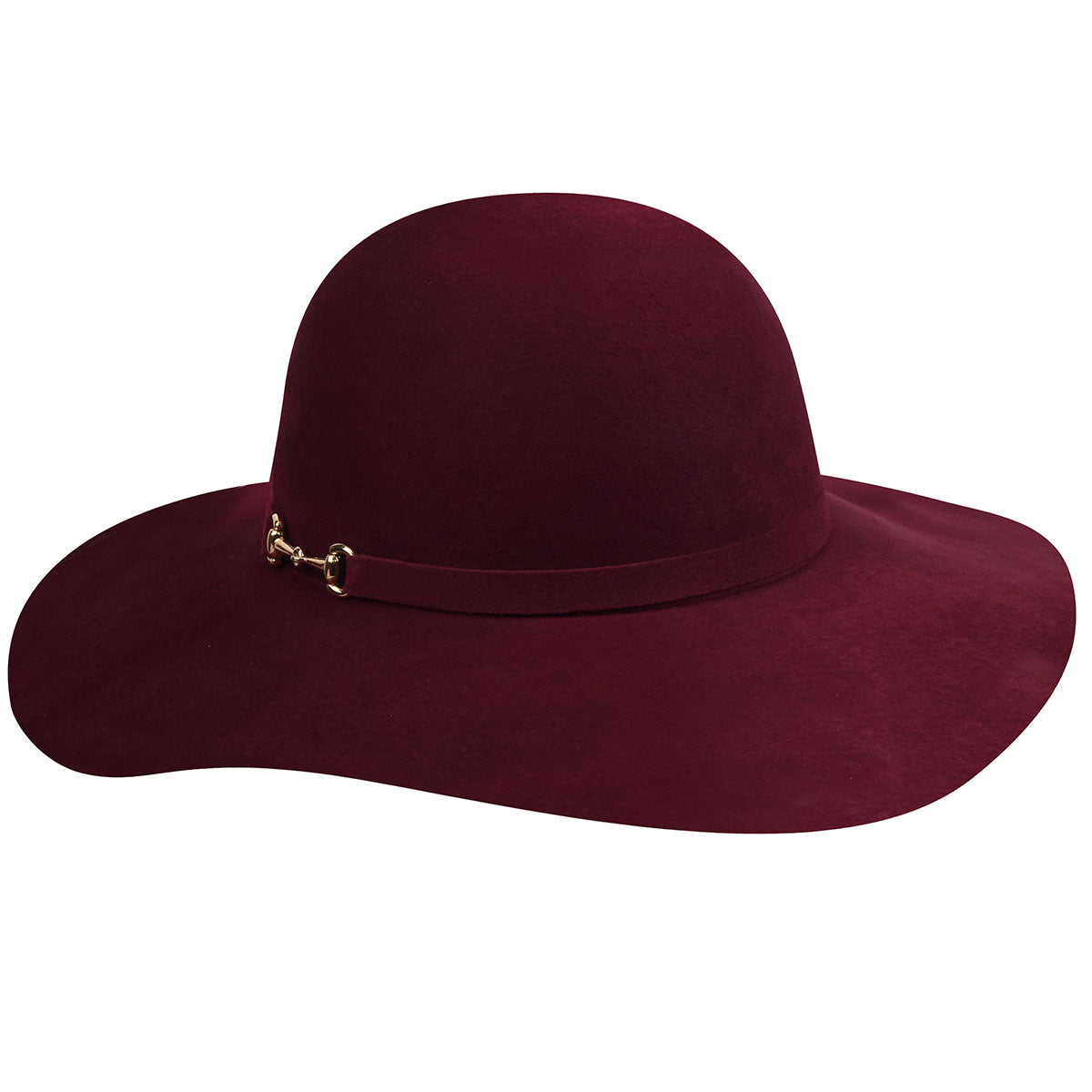 Hannah Wool Felt Wide Brim Fedora