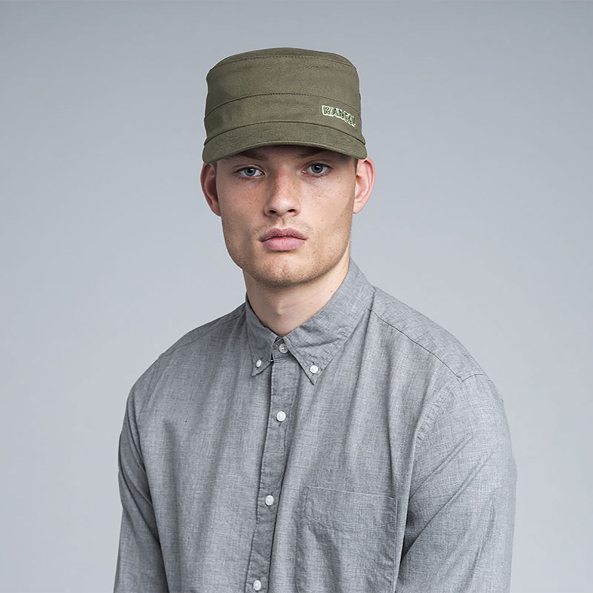 Cotton Twill Army Cap - Image 2