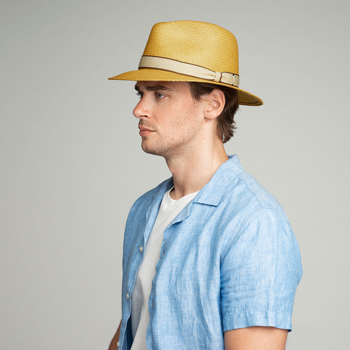 Bailey 1922 Brooks Hat – Grey Panama | Hats.com - Image 3