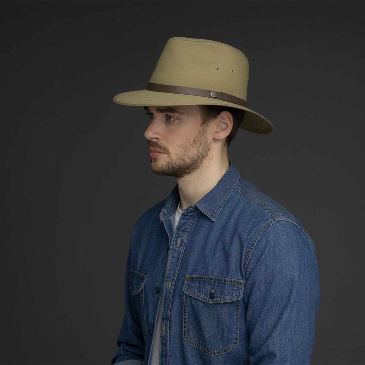 Bailey Dalton Hat – Khaki Traveler | Hats.com - Image 3