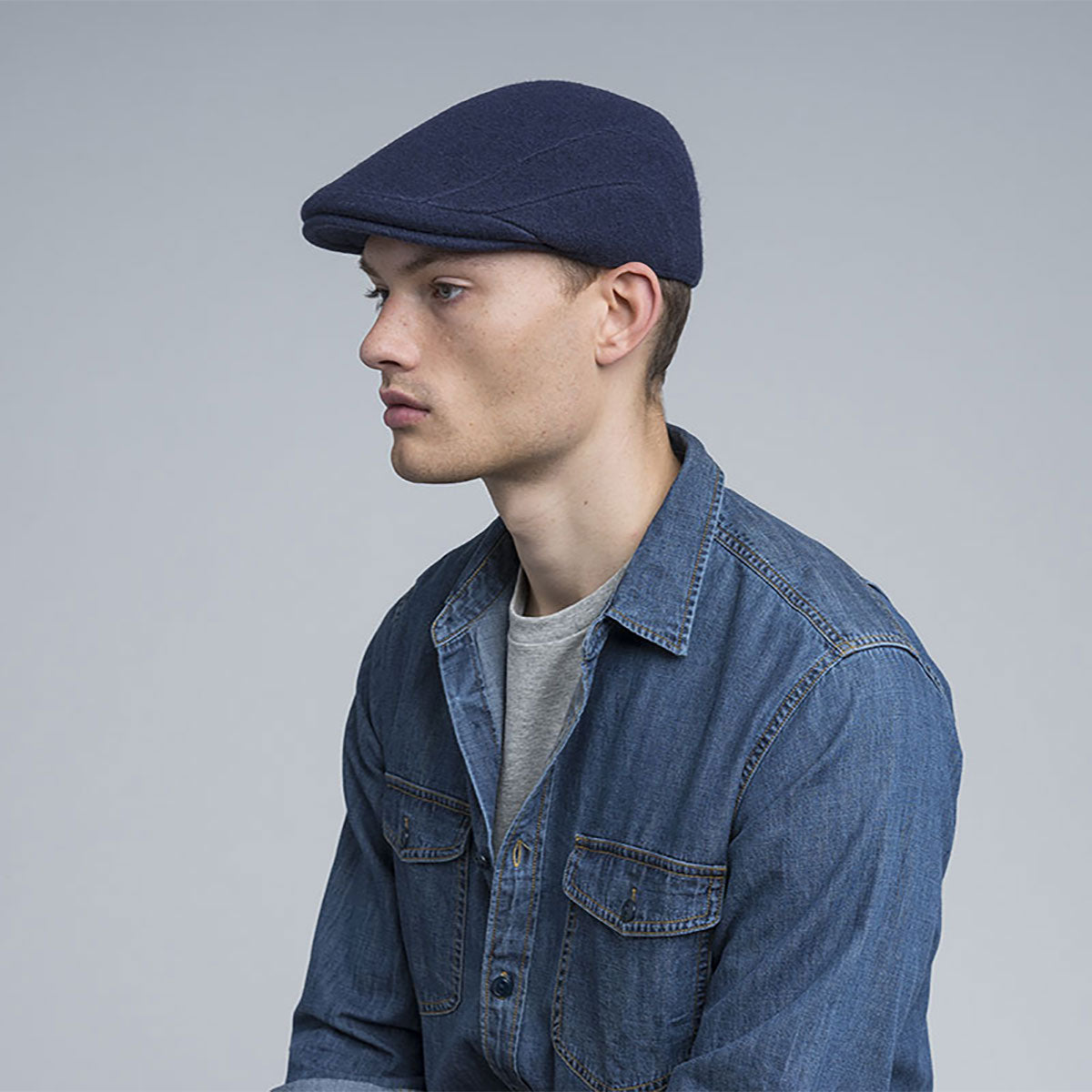 Wool 507 Flat Cap - Image 2