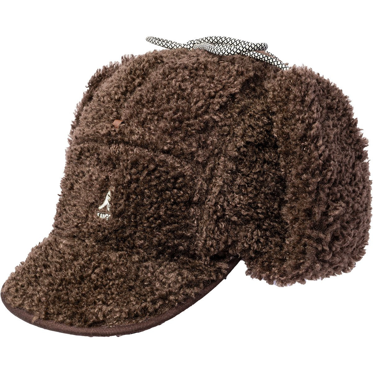 Kangol Faux Shearling Utility Flap Cap