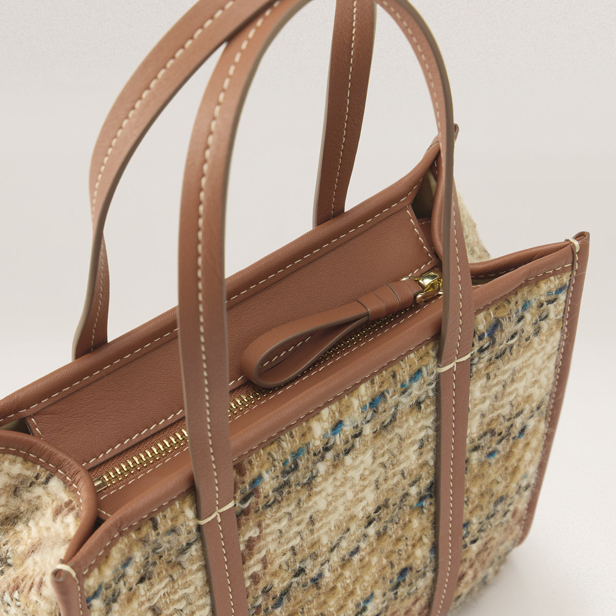 Arleth Wool Blend Mini Tote - Image 4