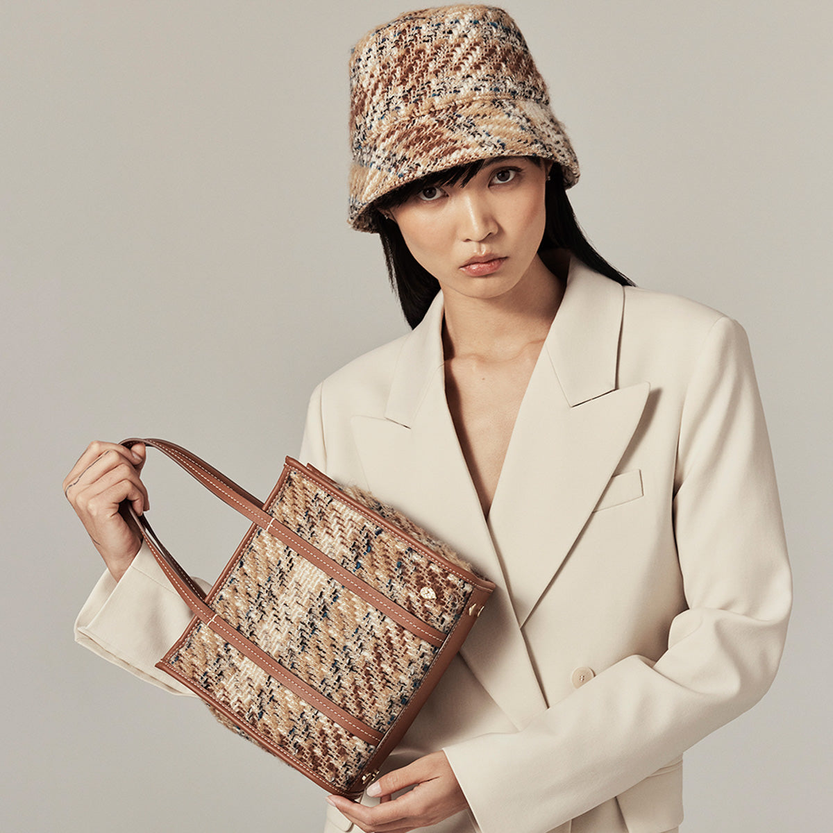 Arleth Wool Blend Mini Tote - Image 5