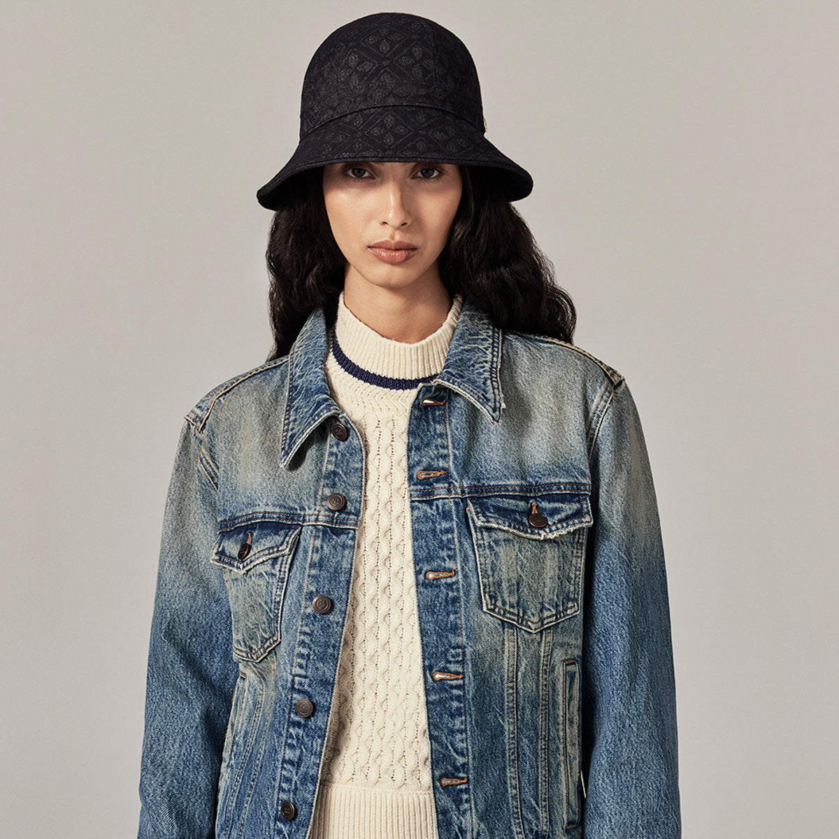 Cecilia Jacquard Cloche - Image 4