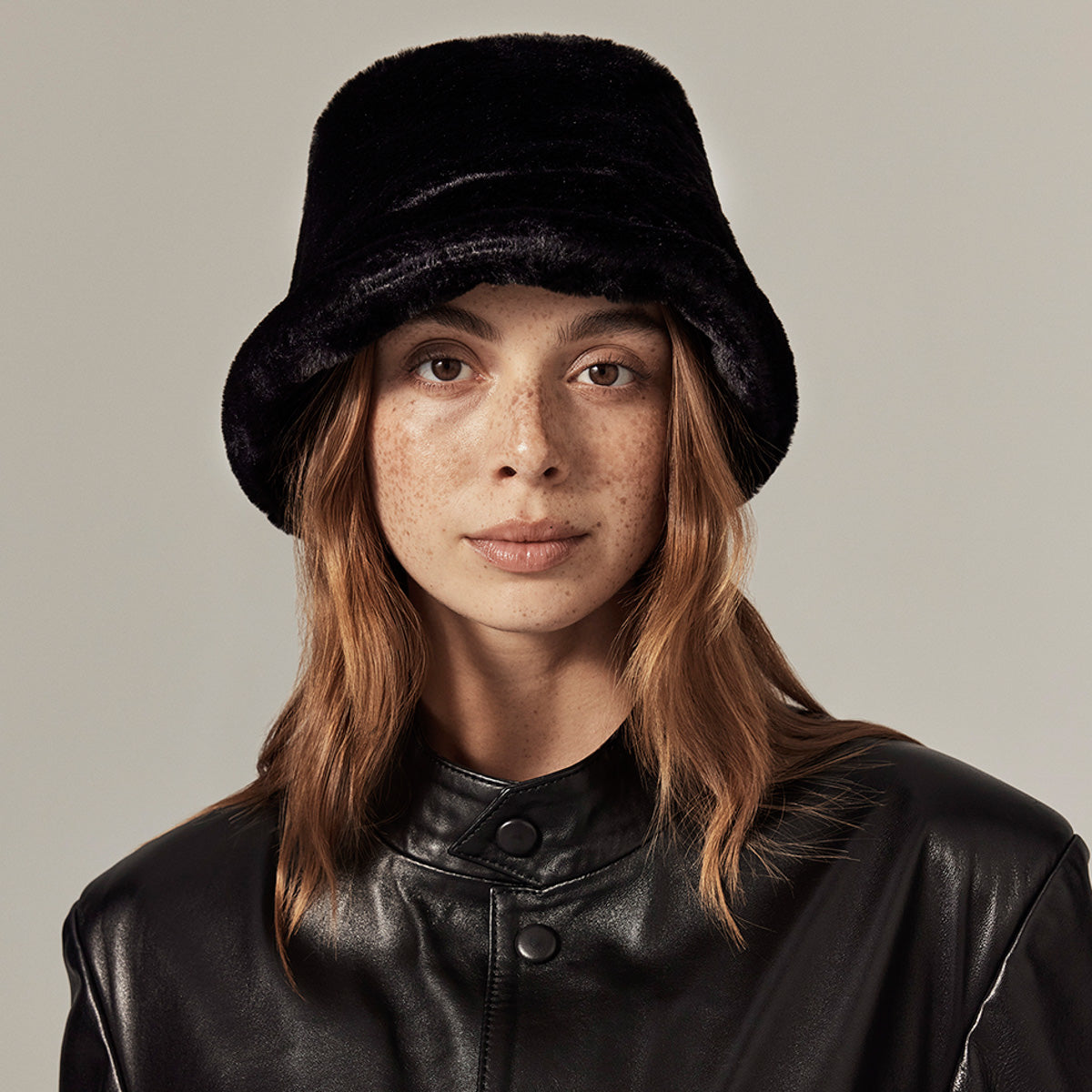 Saige Faux Fur Bucket - Image 4