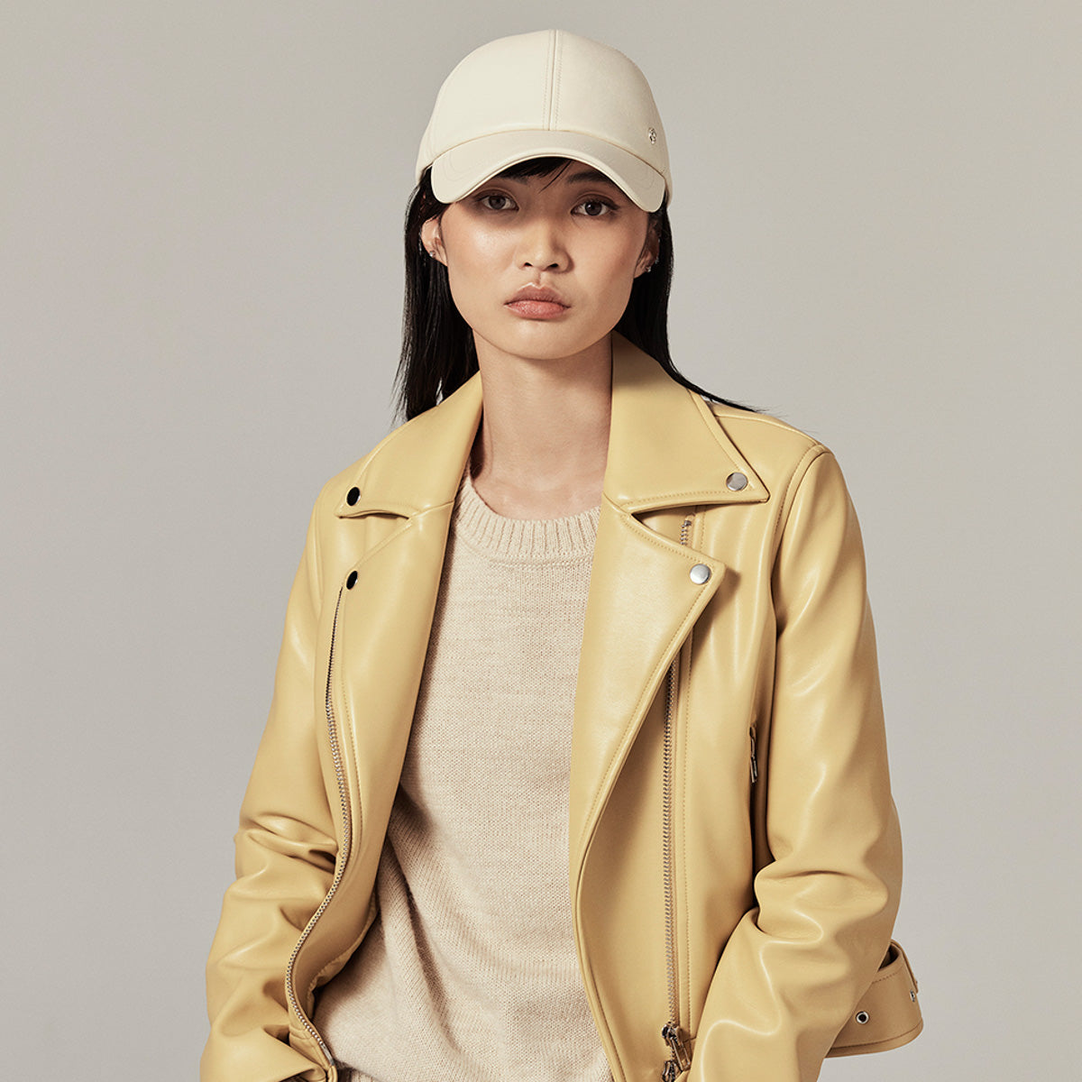 Lexie Leather Cap - Image 4