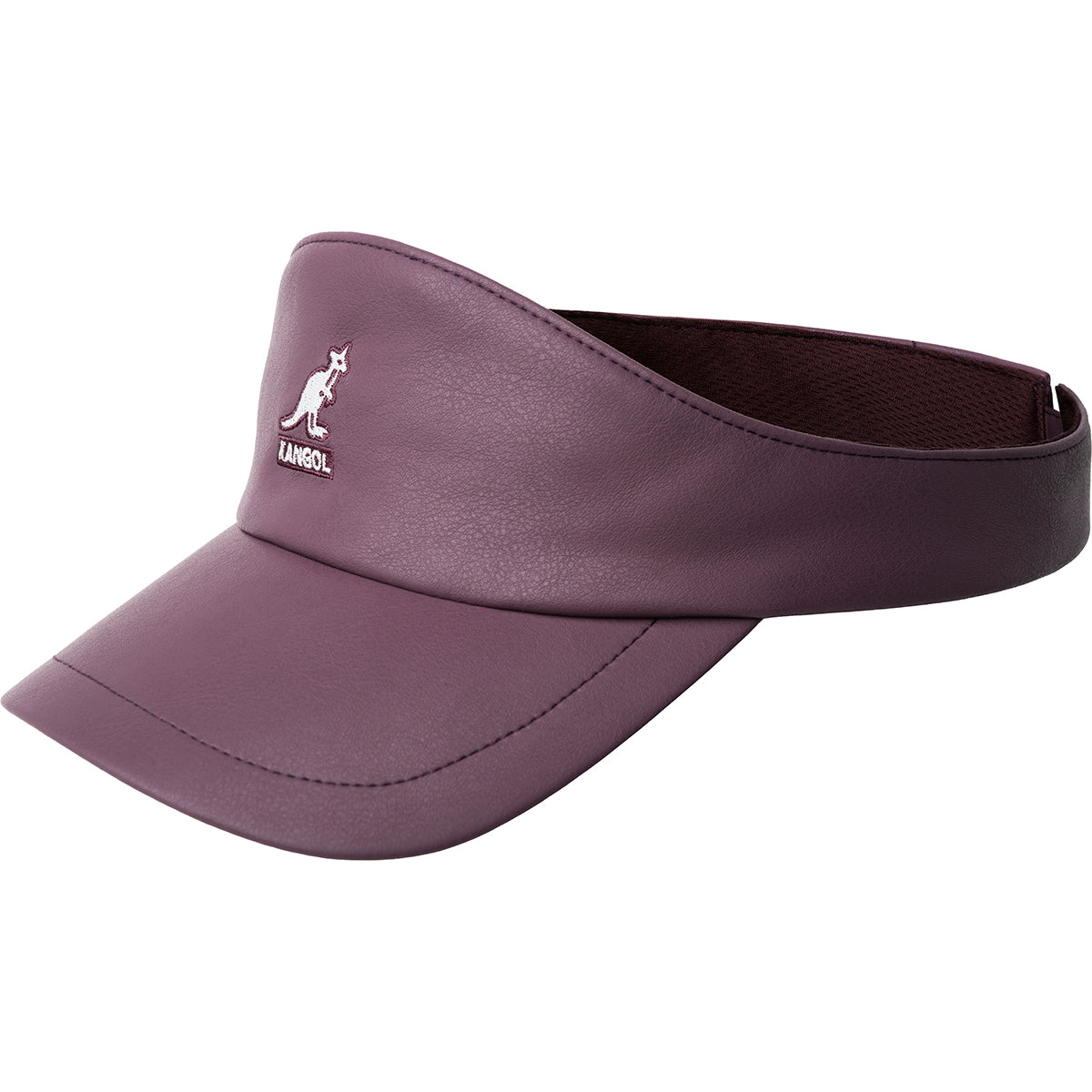 Faux Leather Visor