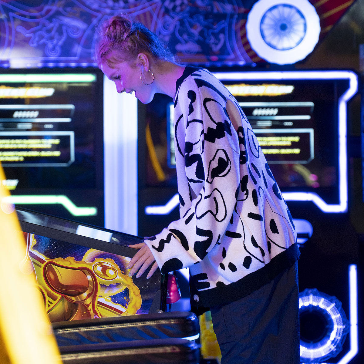 Kangol Graffiti Cardigan - Image 5