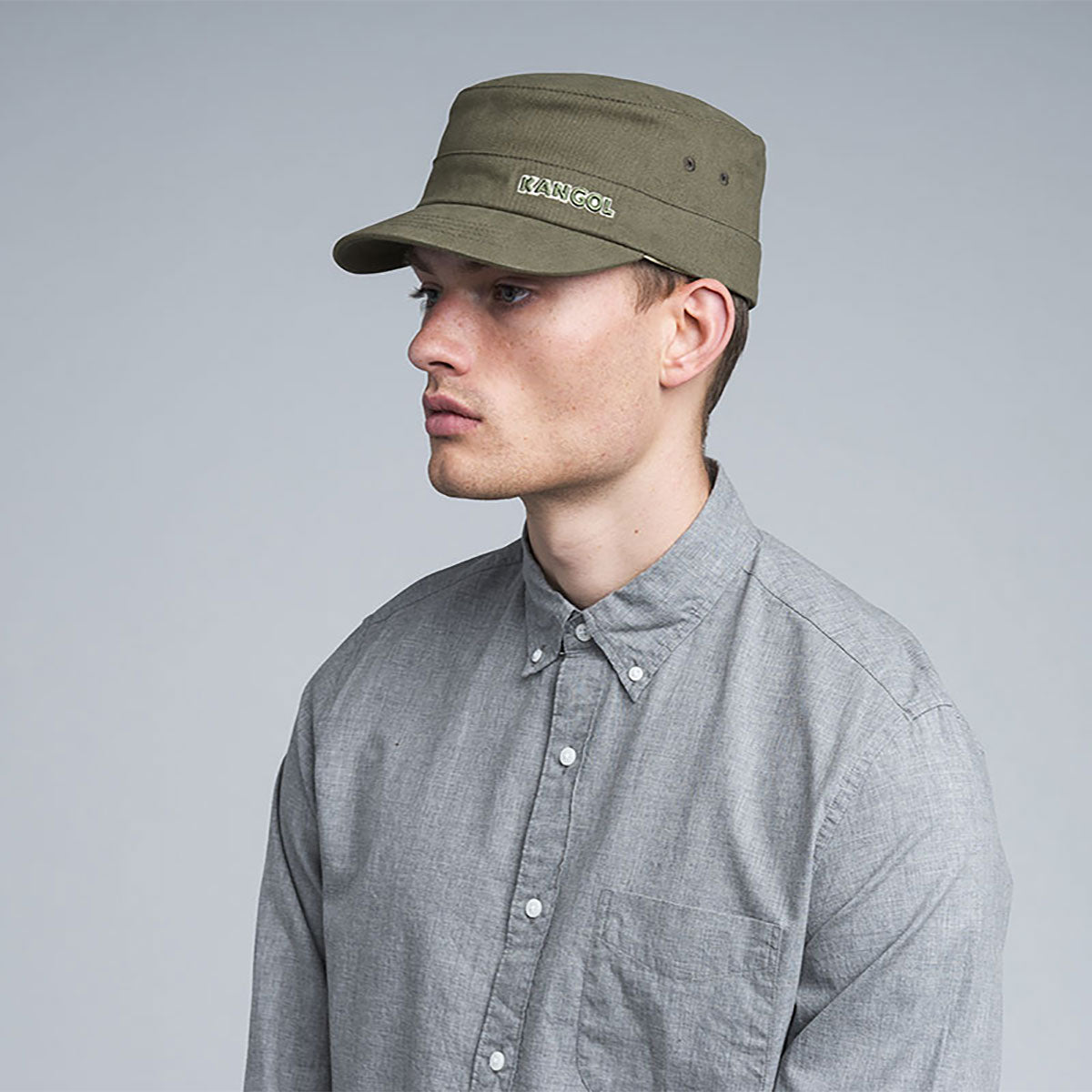 Cotton Twill Army Cap - Image 3