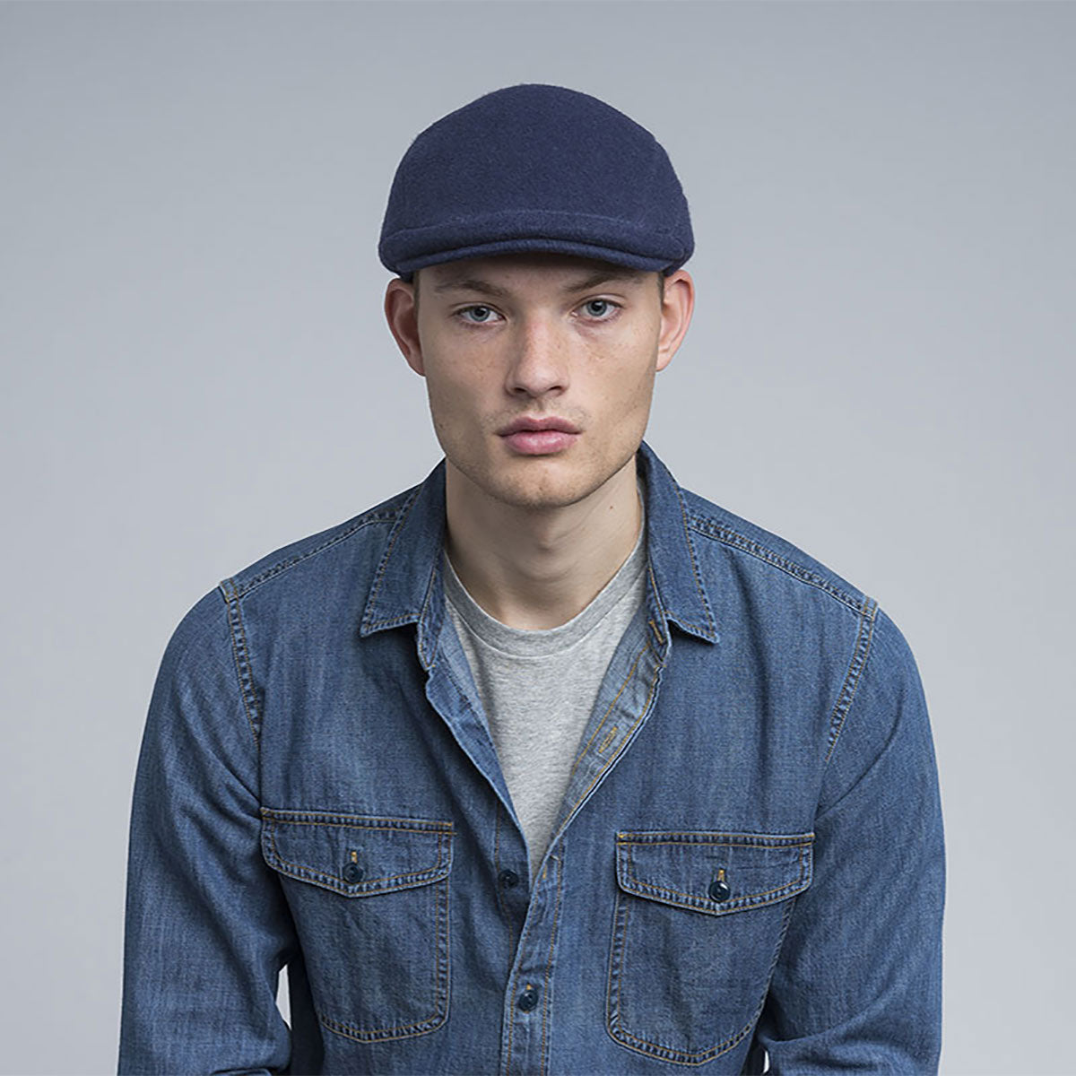 Wool 507 Flat Cap - Image 3